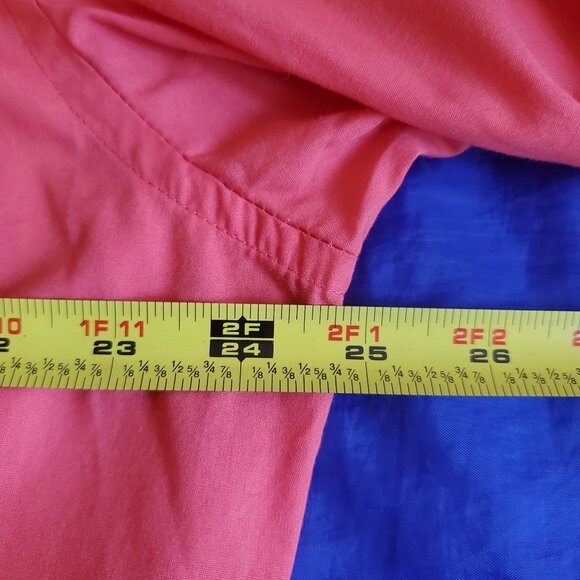NWOT Alexander Julian Men XL Shirt Coral Extra Buttons Box Pleat 2-Button Cuff - Picture 8 of 8